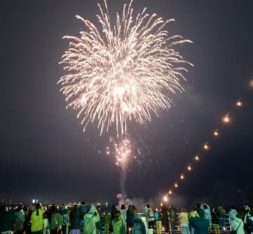 サプライズの花火・約800発が神戸港上空に＜2023年2月18日＞