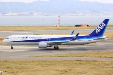 空飛ぶ丸さんさん 2019年4月13日撮影 JA624A ボーイング767-381/ER 全日空