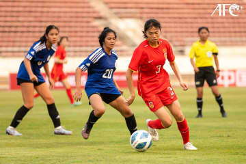 AFC女子U20女子アジアカップ予選1次リーグにおいて8日午後、中国代表はフィリピン代表を6対0で下し、初戦突破を果たした。写真はアジアカップウェイボ公式アカウントより。