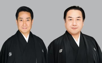 （左から）中村扇雀、中村鴈治郎