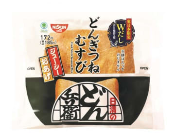 東日本ver．の「どんぎつねむすび」（税込 185円）　※消費税は8％計算