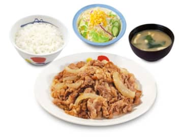 「牛バラ焼定食肉並盛」（税込 900円）