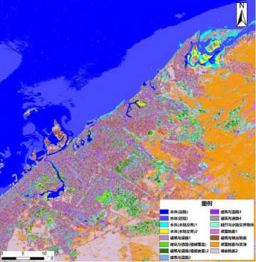 中国国家航天局は28日、ハイパースペクトル総合観測衛星の初の画像成果を発表した。