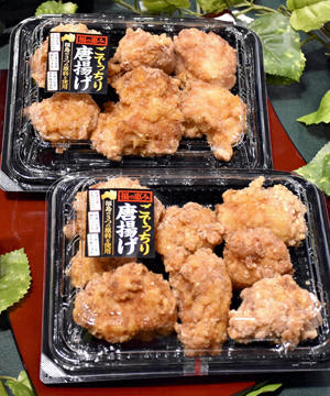 金賞に輝いた「福の恵み　ごでっちり唐揚げ」