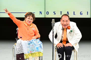 4年ぶりになんばグランド花月で漫才を披露した宮川大助・花子