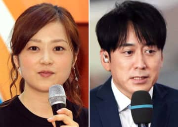 日本テレビの水卜麻美アナウンサーとTBSの安住紳一郎アナウンサー（Ｃ）日刊ゲンダイ