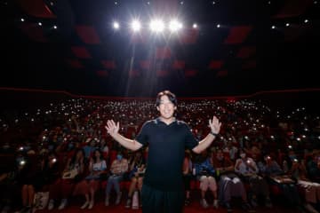 6月9日から18日まで開催中の上海国際映画祭では、日本から参加した石川慶監督がアジア新人部門の審査員を務めています。写真は映画「ある男」の舞台あいさつ。