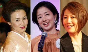 （左から）河野景子、膳場貴子、下平さやか（Ｃ）日刊ゲンダイ