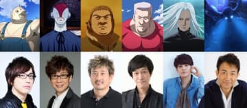 アニメ「PLUTO」モンブラン役の安元洋貴、ノース2号役の山寺宏一、ブランド役の木内秀信、ヘラクレス役の小山力也、エプシロン役の宮野真守、プルートゥ役の関俊彦