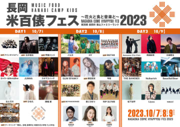 NGT48、BEYOOOOONDS、＜長岡 米百俵フェス 〜花火と食と音楽と〜 2023＞出演決定！