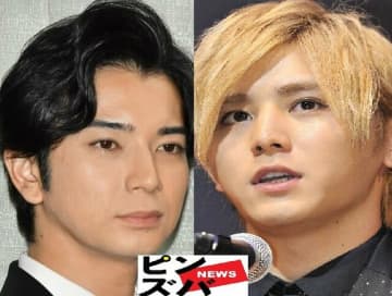 松本潤（左）と山田涼介（右）