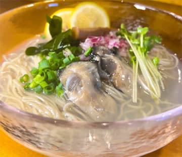 夏季限定「牡蠣塩冷やしラーメン」