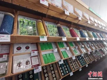 山東省寿光市の野菜産業が強い理由は何だろうか。写真は遺伝資源展示エリア。