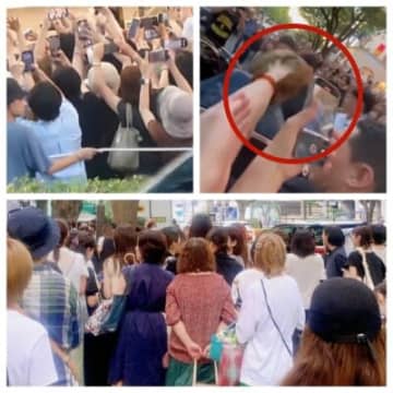 25日、韓国・アジア経済は「BTSのメンバー・Vが東京で一部の過激ファンに髪の毛をつかまれる被害に遭い、日本国内から反省の声が上がっている」と伝えた。