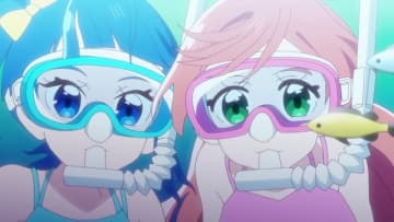 『ひろがるスカイ！プリキュア』第30話「ひろがる海！ビーチパラダイス！」先行場面カット（C）ABC-A・東映アニメーション