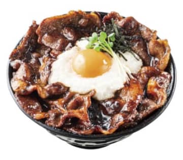 「肉盛北海道月見すた丼」（1080円）