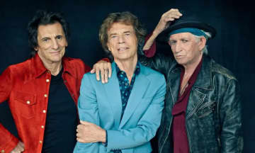 The Rolling Stones at Racket, NYC on October 19, 2023. Photo: Kevin Mazur/Getty Images for RS