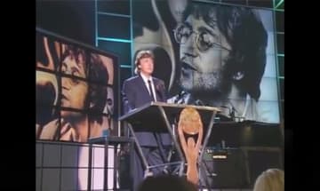 Paul McCartney Inducts John Lennon into the Rock & Roll Hall of Fame | 1994 Induction