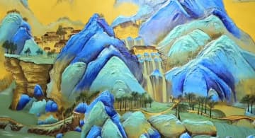 吉林省長春市の中学校の教師と生徒が129日かけて学校の美術教室の壁を使って作成した「千里江山図」レリーフ壁画が、「完成度が高すぎる」とネットユーザーの間で話題になっている。