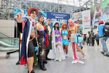 コスプレした「アニメNYC」の来場者。(c)Kasumi Abe