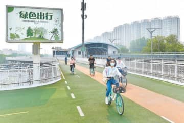 2023年における北京でのシェア自転車利用は1日平均延べ300万人に上った。