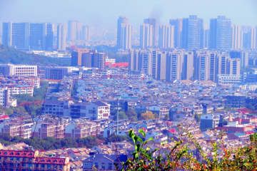 2023年、中国中小企業発展指数は1．1ポイント上昇した。写真は義烏市。