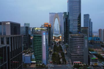中国のGDP1兆元都市が25に上り、江蘇省が5都市でトップとなった。写真は江蘇省蘇州市。