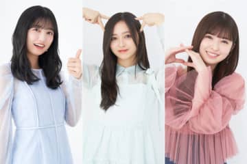 乃木坂46・5期生の（左から）五百城茉央、井上和、小川彩 　撮影：筒井翼（C）ORICON NewS inc.