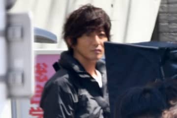 『未来への10カウント』の撮影に励む木村拓哉