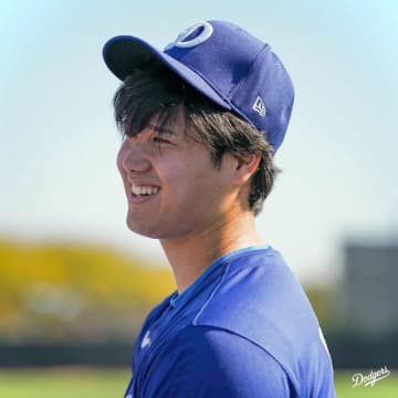 ロサンゼルス・ドジャースの大谷翔平選手　※画像は大谷翔平のロサンゼルス・ドジャースの公式インスタグラム『@dodgers』より