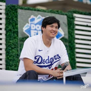 結婚を発表した大谷翔平選手　※画像はドジャースの公式インスタグラム『＠dodgers』より