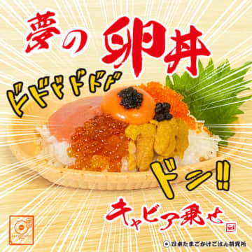 あらゆる魚卵と卵黄が乗った背徳感溢れる絶品丼　　