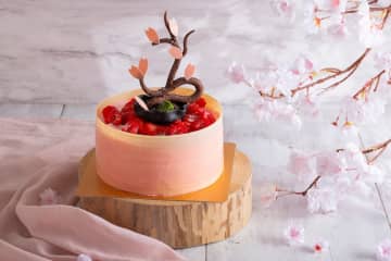 「桜ベリーベリーショートケーキ」（4,500円）