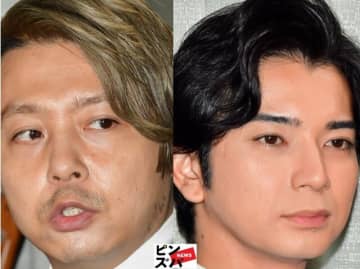 堂本剛（ＫｉｎＫｉ Ｋｉｄｓ）、松本潤（嵐）　（Ｃ）ピンズバＮＥＷＳ