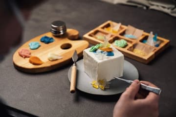 unimocc でしか体験できない「キャンバスケーキ」 （写真提供：unimocc）