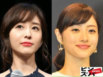 田中みな実、石原さとみ（Ｃ）ピンズバＮＥＷＳ