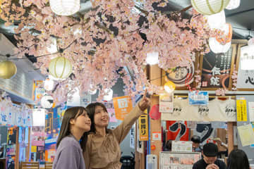 「バスチカ花見村」会場の様子