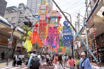 3日間の来場者数が115万人となった湘南ひらつか七夕まつり＝2023年7月