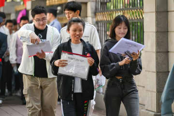 今年の中国大学統一入学試験が始まった。