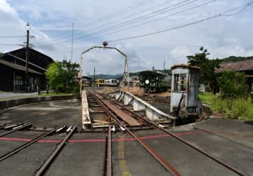 天竜二俣駅構内の転車台 2023年07月乗車