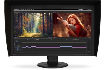 セミナーで使用する27型4Kカラーマネージメントモニター「ColorEdge CG2700X」