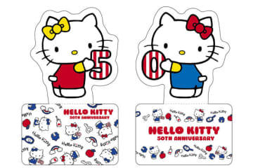 『ハローキティ』「Hello Kitty 50th Anniversary Market」“ミミィ”のスタンドアップカード