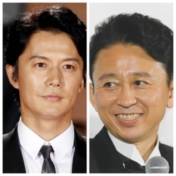 福山雅治（左）と有吉弘行（Ｃ）日刊ゲンダイ