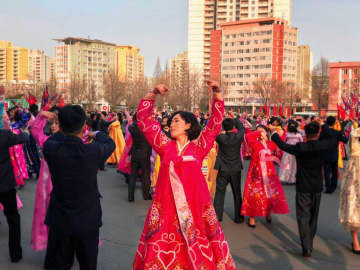 北朝鮮のSNSでバズるのは詩だという。写真は平壌。