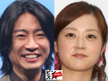 相葉雅紀（嵐）、水卜麻美アナ（C）ピンズバNEWS