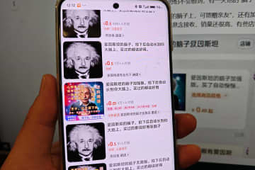 中国のECプラットフォームで「アインシュタインの脳」の進化版や各種バリエーションが大ヒットしている。