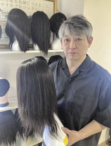 「ヘアドネーション」のイベントへの参加を呼びかけた戸塚さん