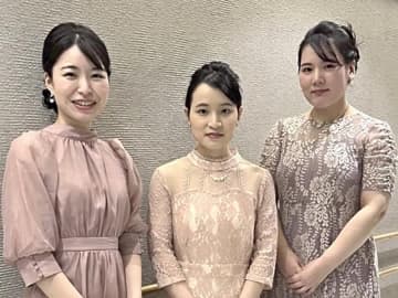 12日に福島市で演奏会を開く（左から）山脇さん、小野さん、遠藤さん