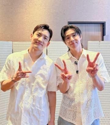 東方神起のチャンミンとユンホ　※画像は東方神起の公式インスタグラムアカウント『＠tvxq.official』より