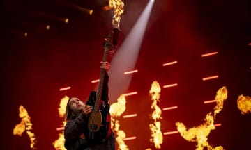 Photo: Pete Wentz of Fall Out Boy; Credit: Billie Weiss/Boston Red Sox/Getty Images